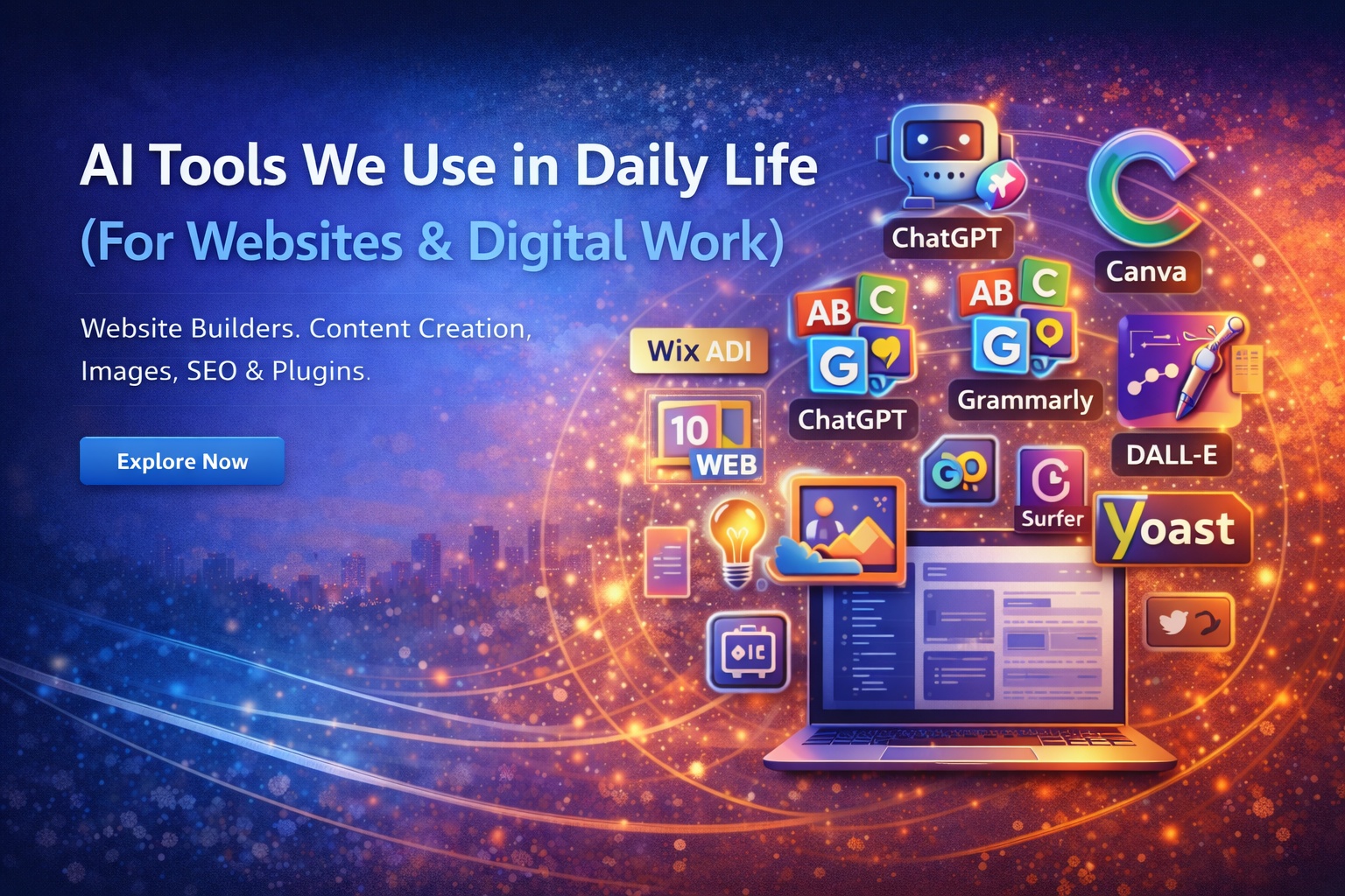 AI Tools We Use in Daily Life (For Websites & Digital Work)