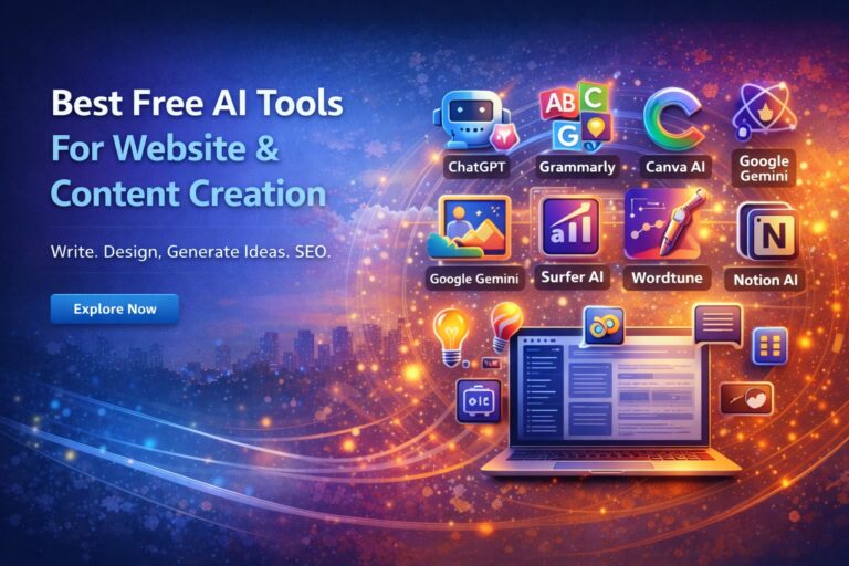 Best Free AI Tools for Website & Content Creation