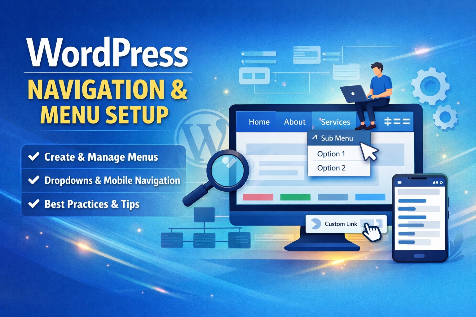 WordPress Navigation and Menu Setup