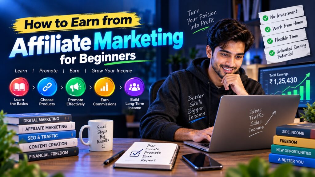 How to Earn from Affiliate Marketing for Beginners