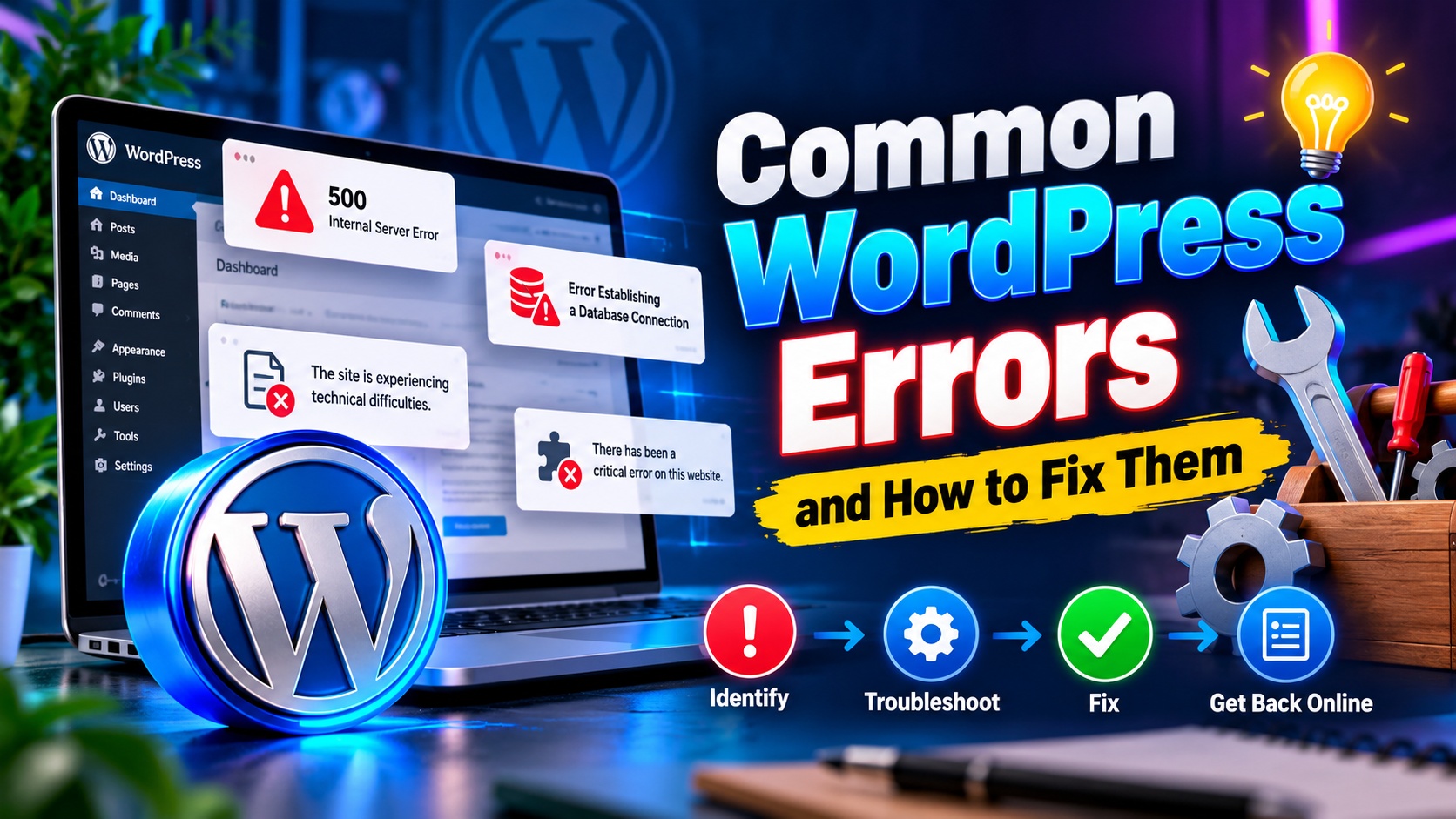 Common WordPress Errors and How to Fix Them